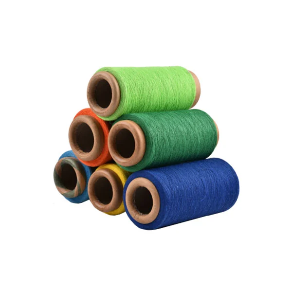 Gerecycled geverfd katoengaren voor haak